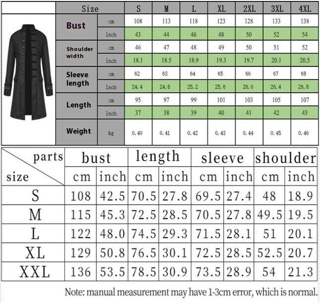 Men's and Women's Halloween Ruffle Shirt Solid Color Fashion Steampunk Vintage Uniforms 1