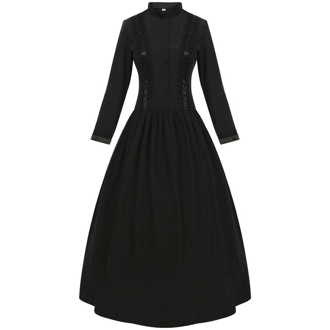 Women's Gothic Victorian Style Dress Civil War Costume Queen's Ball Gown Masquerade Dress