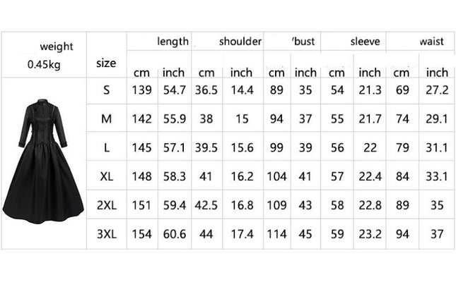 Women's Gothic Victorian Style Dress Civil War Costume Queen's Ball Gown Masquerade Dress