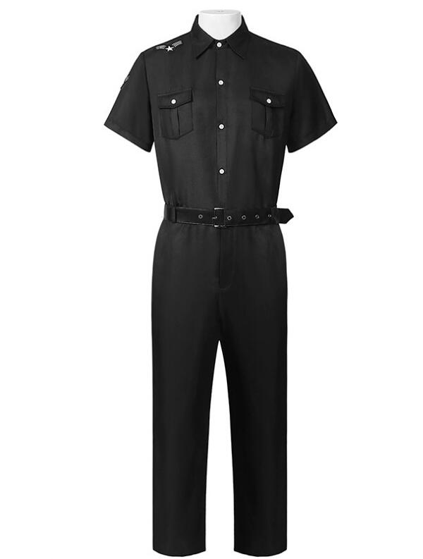 Halloween Pilot Jumpsuit Bar Party Games Group Performance Stage Costume