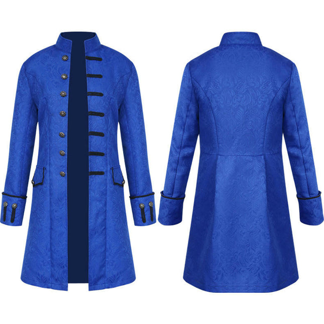Men's and women's Long Section Halloween Swallowtail Monk Clothes Monk Robe Witch Clothes Cloak