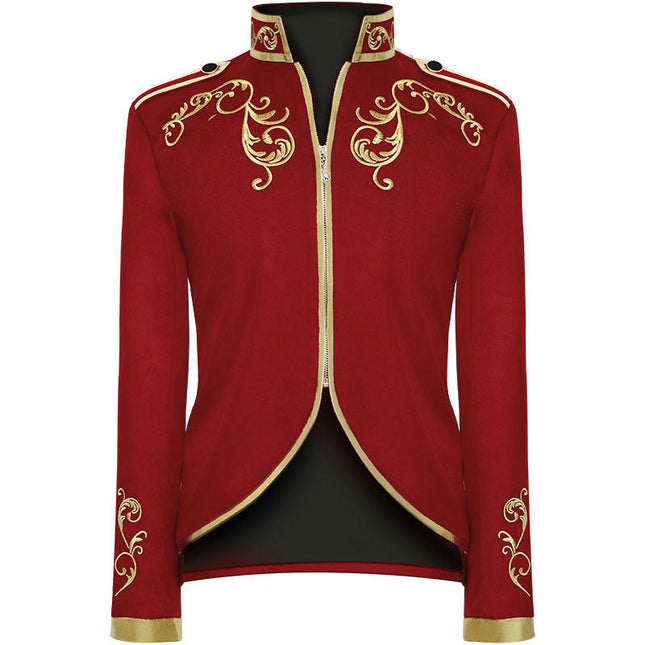 Boys Prince Jacket Drummer Parade Punk Officer Uniform Jacket Stage Performance Dresses