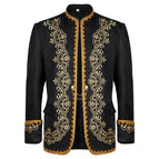 Golden dress-black