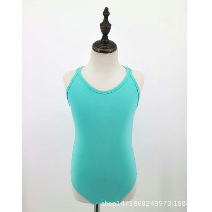 Girls Ballet Leotard Dancewear Toddler Camisole Cross Back Dancewear