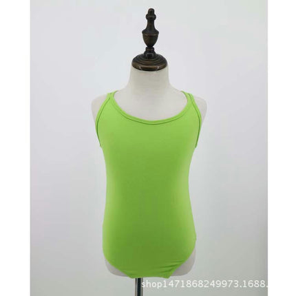 Girls Ballet Leotard Dancewear Toddler Camisole Cross Back Dancewear
