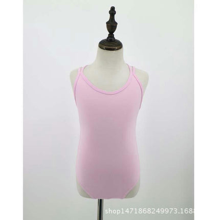 Girls Ballet Leotard Dancewear Toddler Camisole Cross Back Dancewear