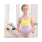 Yellow Purple body suit