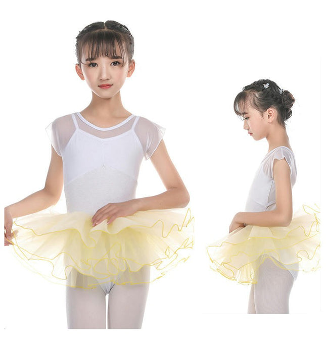 Ballet Leotards for Girls Toddler Leotard with Tutu Skirt Dance Tutu Dress Suitable for Little Big Kid