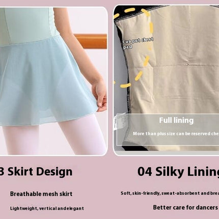 Dance Leotard for Girls Tank Design Ballet Leotards for Aged 3-15