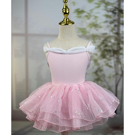 Ballet Leotards for Girls Toddler Tutu Skirt Straps Ballet Dress Ballerina Dance Outfits