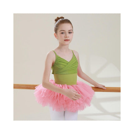 Toddler Ballet Leotards for Girls, Camisole Toddler Ballet Outfit for Studio Outdoor Daily Wear 2