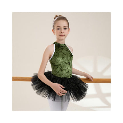 Girls Dance Dresses Ballet Dresses One-piece Dancewear Sets Suitable for Ballerinas 1