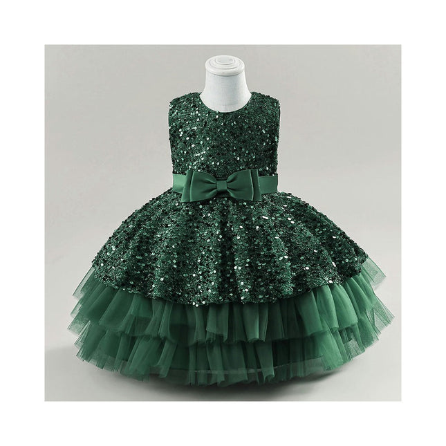 Sequined Children's Dress Princess Dress Birthday Flower Girl Dress