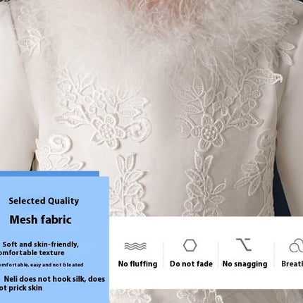 Girls Long Sleeve Gowns Princess Dresses Flower Girl Wedding Dresses Fall and Winter