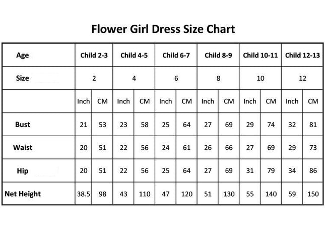 Flower Girl Dress A-Line Dress for Girls Birthday Wedding Party Communion Dresses