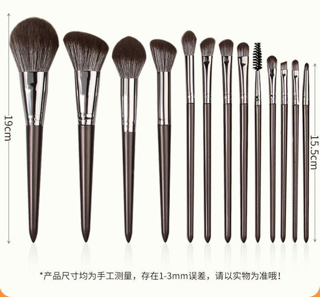 13 Pcs Professional Premium Synthetic Make Up Brushes Foundation Powder Concealers Eye Shadows Brushes Set