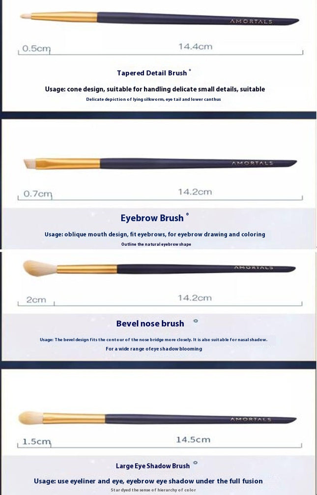 12Pcs Makeup Brushes, Premium Synthetic Makeup Brush Set Professional Blush Contour Eye Make Up Brush Kit