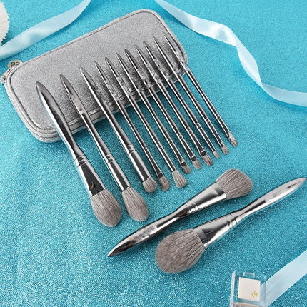 13Pcs Makeup Brushes Set Powder Foundation Blush Contour Concealer Eye Shadow Cosmetic Make Up Brush Tool