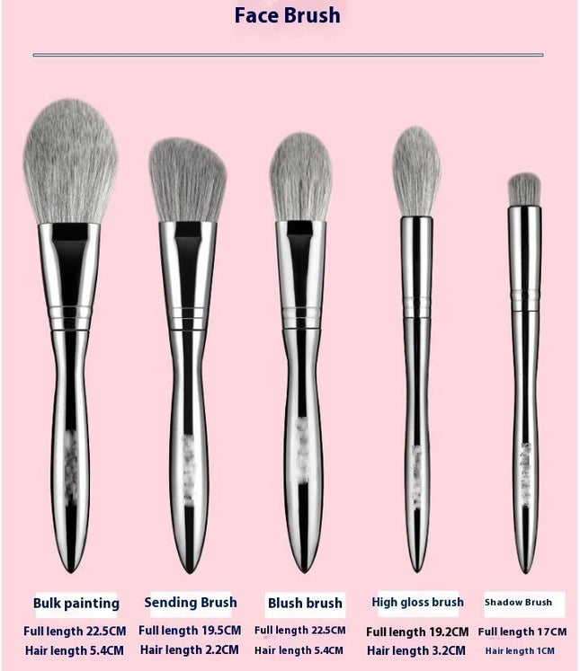 13Pcs Makeup Brushes Set Powder Foundation Blush Contour Concealer Eye Shadow Cosmetic Make Up Brush Tool