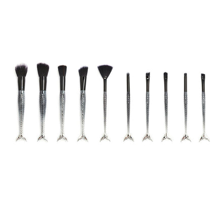 Makeup Brush Set 10 Pcs Eye Makeup Brushes Eyeshadow Concealer Eyeliner Brow Blending Brush Tool Travel Makeup Brushes