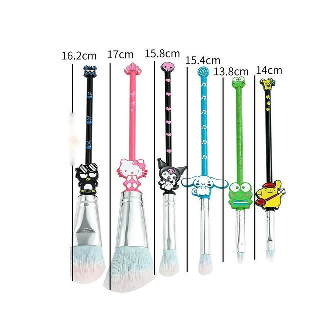 Cartoon Cat Makeup Brushes Cute Animal Designed Soft Makeup Brushes Set Cosmetic Tool Face Powder Blush Set