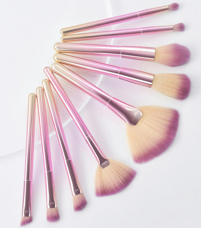 Makeup Brush Set Premium Synthetic Foundation Blending Brush Face Powder Concealers Eye Shadows Make Up Brushes