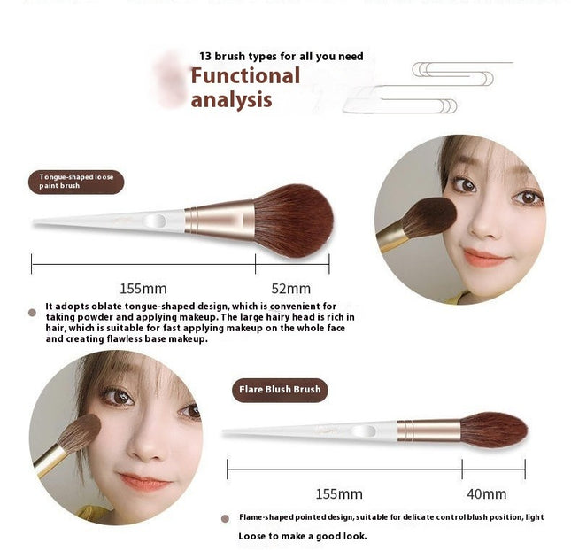 Makeup Brushes With Case Makeup Brush Set Premium Synthetic Foundation Powder Concealers Blending Make Up Brushes