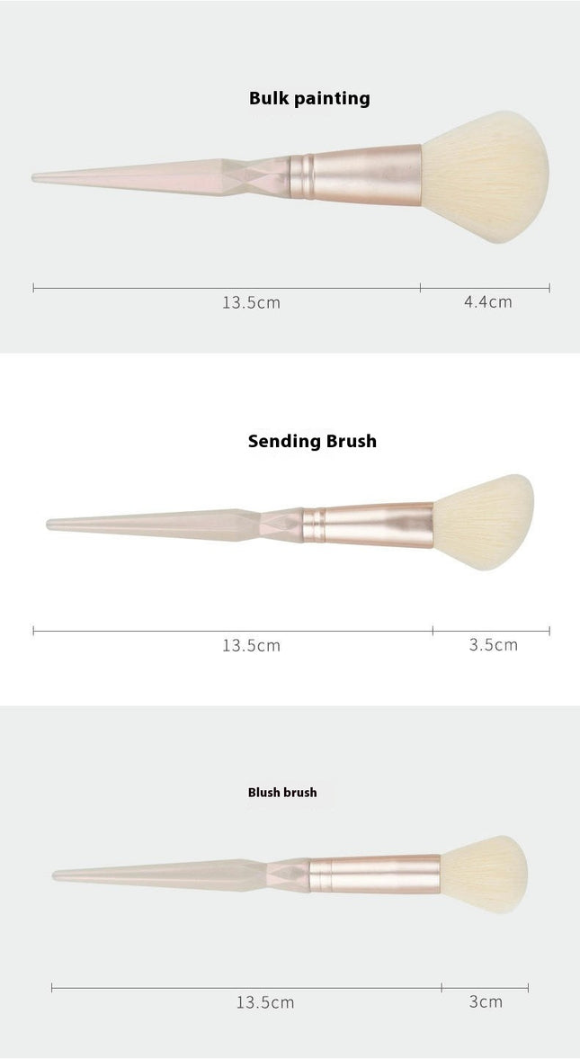 Diamond Makeup Brushes Set with Cylinder Cosmetic Brushes Makeup Set Make Up Brushes Vegan Make Up Brushes Set