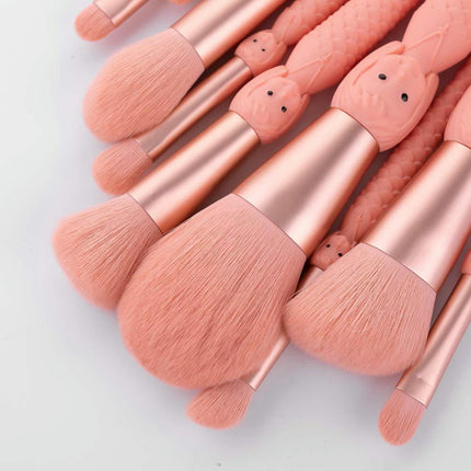 Mermaid Tail Ladies Suits Makeup Brush Makeup Blush Eyeshadow Suits Artificial Fiber The Face Cosmetic Brush