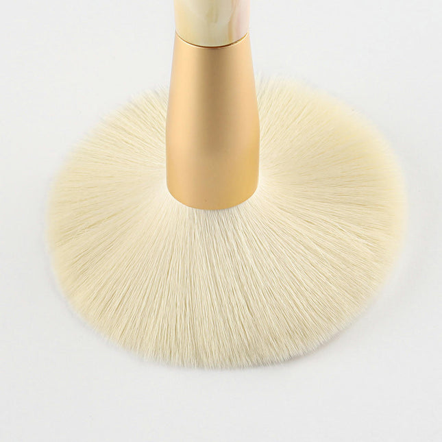 10 Makeup Brushes With Handle, Brush Set With Imitation Gradient Beauty Tools Contouring Blending Brushes