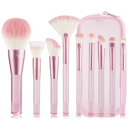 Travel Foundation Eyeshadow Concealers Contouring Blending Brushes Professional Synthetic Bristles Make Up Brushe