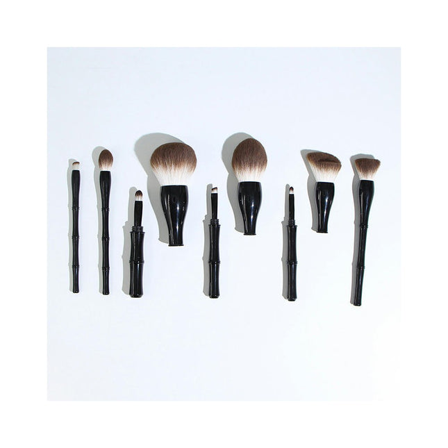 2 in 1 Makeup Brush Set Or Foundation Blending Blush Concealer Eye Shadow Cruely-Free Synthetic Fiber Bristles