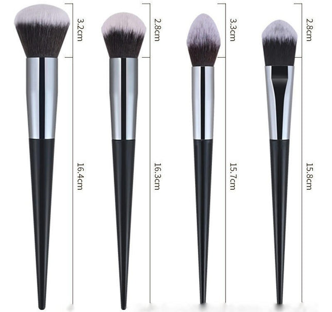 16 Pcs Makeup Brushes Set Organizer Travel Makeup Brushes Bag Cosmetic Bags Pouch With Makeup Brush