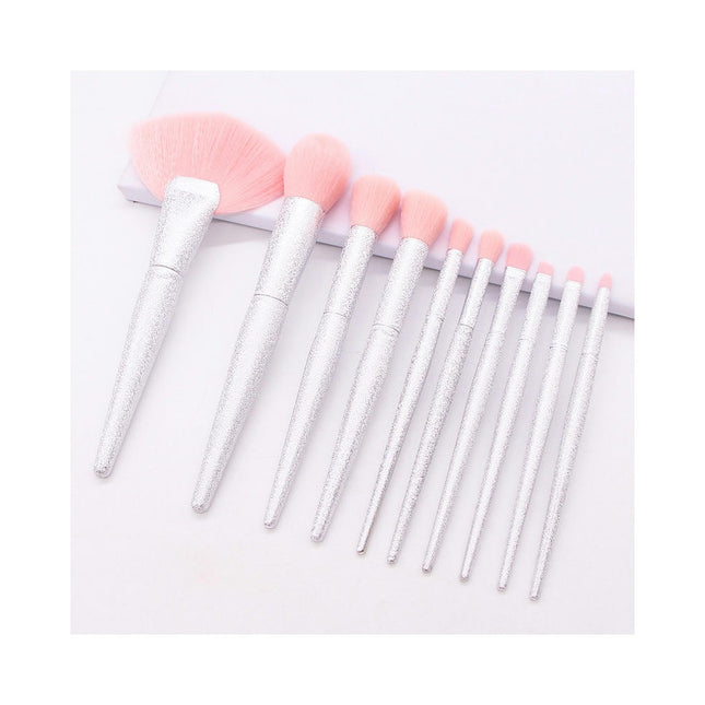 Makeup Brush Set Of 10 Frosted Full Set Of Blush Brush Beauty Tools Repair Highlighting Makeup Kit Brush for Powder