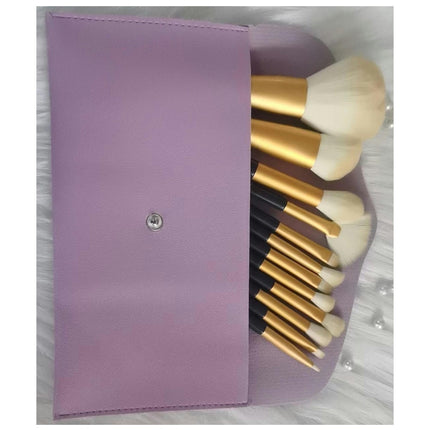 12 Pcs Makeup Brushes, Premium Synthetic Makeup Brush Set Professional Blush Contour Eye Make Up Brush Kit
