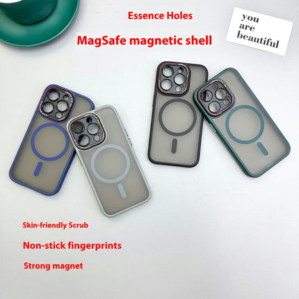 Frosted Mobile Phone Case Cover Compatible Cases with Magnetic-B 1