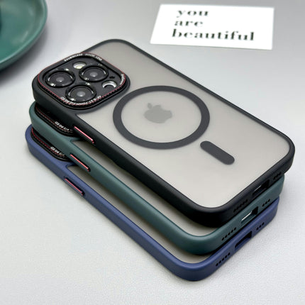 Frosted Mobile Phone Case Cover Compatible Cases with Magnetic-B