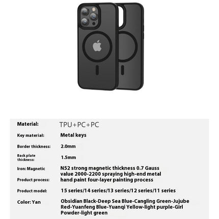 Frosted Magnetic Mobile Phone Case Cover Compatible Cases 1