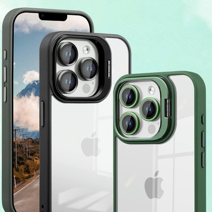 Shockproof Clear Mobile Phone Case Cover Compatible Cases With Stand 1