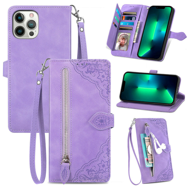 PU Leather Wrist Strap Flip Mobile Phone Case Cover Compatible Cases 1