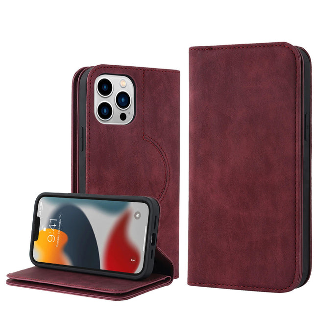 PU Leather Mobile Phone Case Cover Compatible Cases With Magnetic-A 1