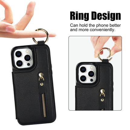 Leather Mobile Phone Case Cover Compatible Cases With Ring 1