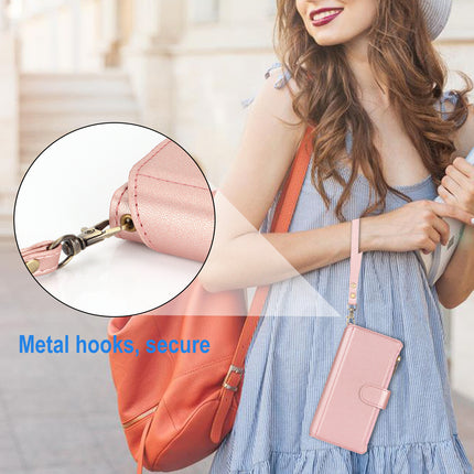 Mobile Phone Case Cover Compatible Cases with Wrist Strap and Zipper 1