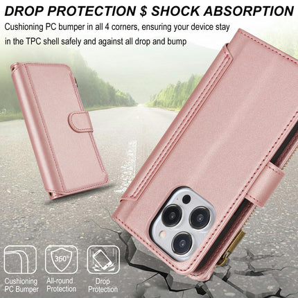 Mobile Phone Case Cover Compatible Cases with Wrist Strap and Zipper 1