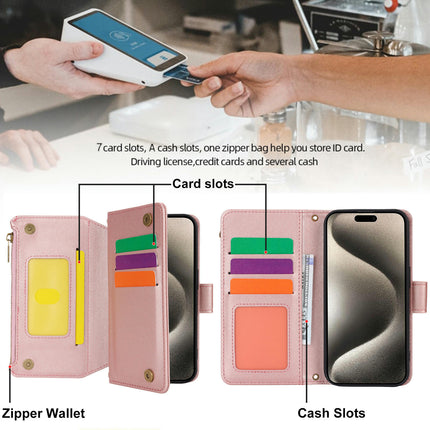 Mobile Phone Case Cover Compatible Cases with Wrist Strap and Zipper 1