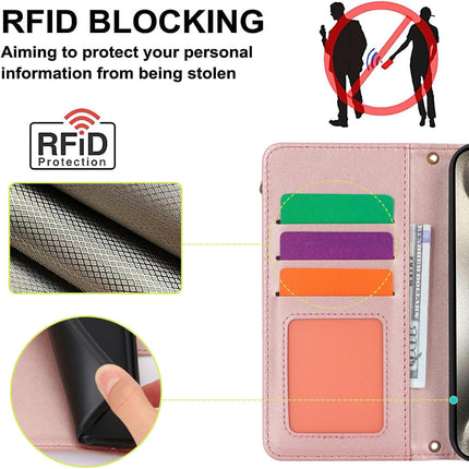 Mobile Phone Case Cover Compatible Cases with Wrist Strap and Zipper 1