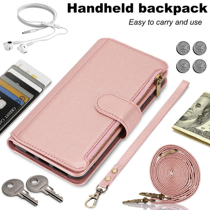Mobile Phone Case Cover Compatible Cases with Wrist Strap and Zipper 1