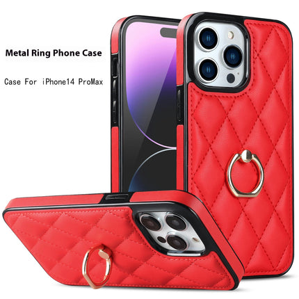 PU Leather Mobile Phone Case Cover Compatible Cases with Ring 1