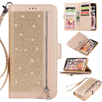 PU Leather Mobile Phone Case Cover Compatible Cases with Glitter 1