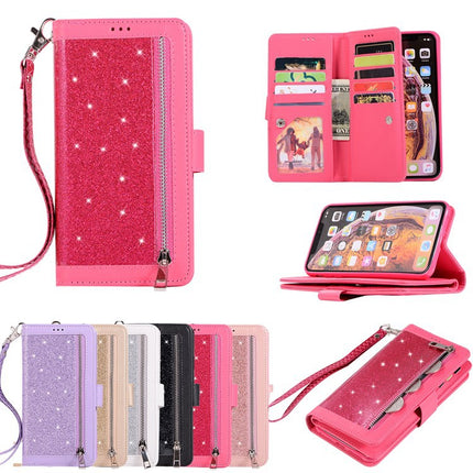 PU Leather Mobile Phone Case Cover Compatible Cases with Glitter 1